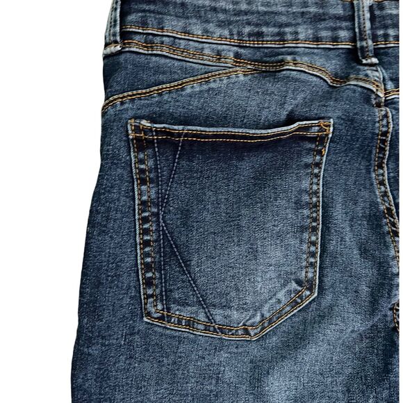 1822 Denim stretchy Bermuda Shorts Mid-Rise Denim Jeans mom shorts sz 6 - Picture 6 of 9